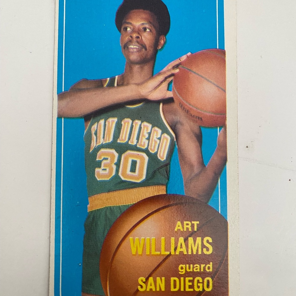 Topps Basketball Card - Green and Blue